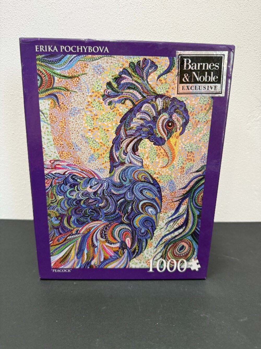 Barnes & Noble Peacock 1000 Piece Puzzle Erika Pochybova Rare